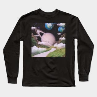 Surreal Cosmic Garden Long Sleeve T-Shirt